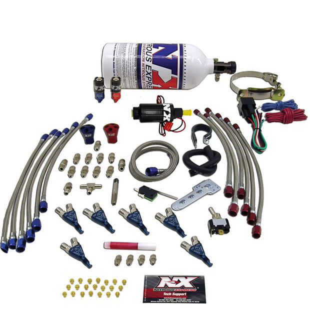 Nitrous Express - SIX CYLINDER "PIRANHA" SYSTEM 2.5 LB - 60066P