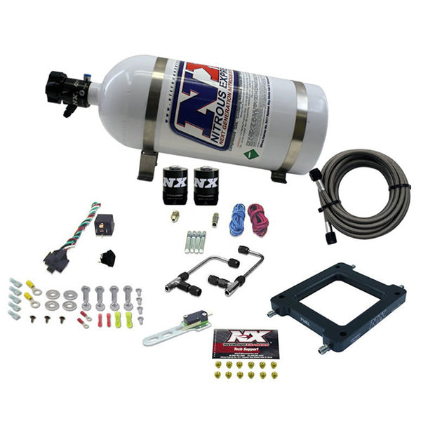 Nitrous Express - Dominator Gemini STAGE 6 (50-100-150-200-250-300HP) WITH 10LB BOTTLE - 60070-10