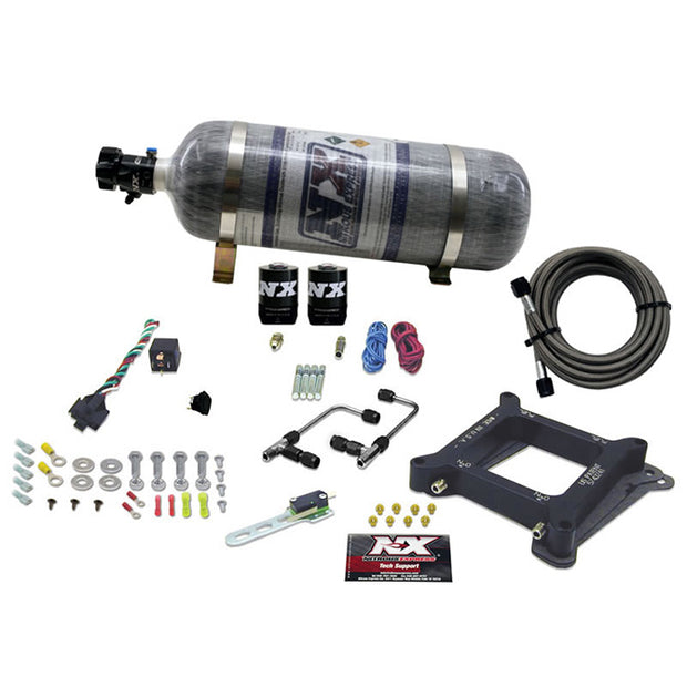 Nitrous Express - 4150 Gemini PRO-POWER (100-200-300-400-500HP) WITH COMPOSITE BOTTLE - 60540-12