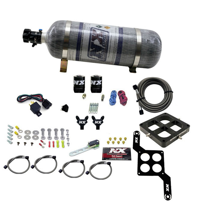 Nitrous Express - DOMINATOR BILLET CROSSBAR PRO POWER (100-200-300-400-500HP) W/ COMPOSITE BOTTLE. - 60547-12
