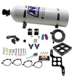 Nitrous Express - DOMINATOR BILLET CROSSBAR PRO POWER (100-200-300-400-500HP) WITH 15LB BOTTLE. - 60547-15