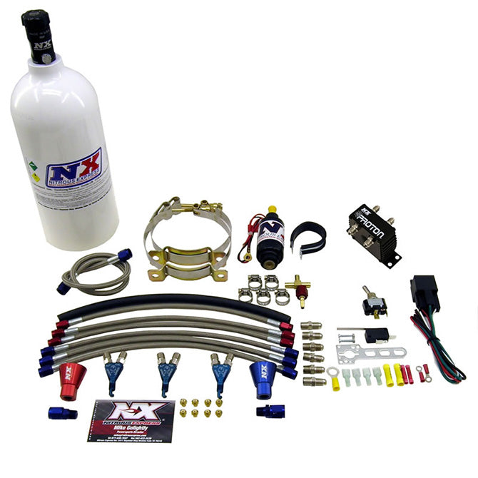 Nitrous Express - THREE CYLINDER "PROTON" SYSTEM W 1.0 LB BOTTLE 1.0LB - 61027-1.0P