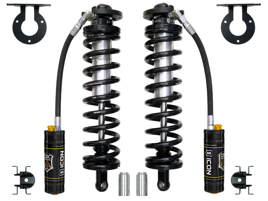 ICON 2005-2025 Ford F-250/F-350 Super Duty 4WD 4-5.5” Lift Front V.S. 2.5 Series Coilover Conversion Kit Remote Reservoir W/ CDCV