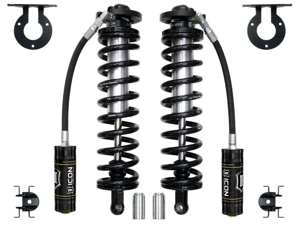 ICON 2005-2025 Ford F-250/F-350 Super Duty 4WD 4-5.5” Lift Front V.S. 2.5 Series Coilover Conversion Kit Remote Reservoir