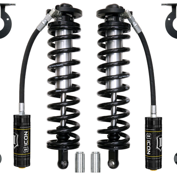 ICON 2005-2025 Ford F-250/F-350 Super Duty 4WD 4-5.5” Lift Front V.S. 2.5 Series Coilover Conversion Kit Remote Reservoir