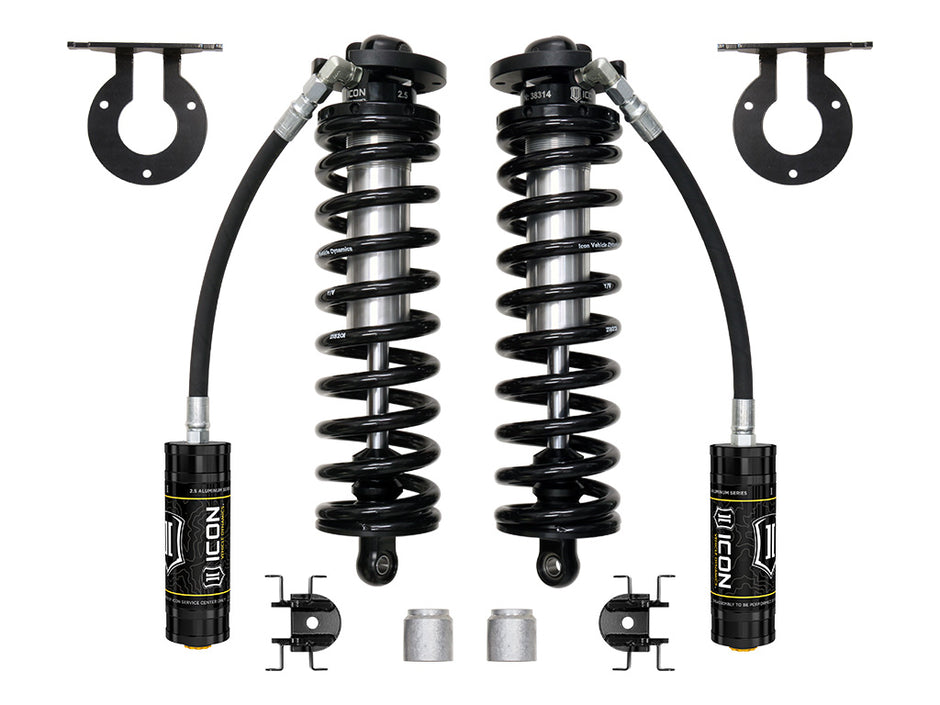 ICON 2023-2025 Ford F-250/F-350 Super Duty 4WD 2.5-3” Lift V.S. 2.5 Series Coilover Conversion Kit Remote Reservoir