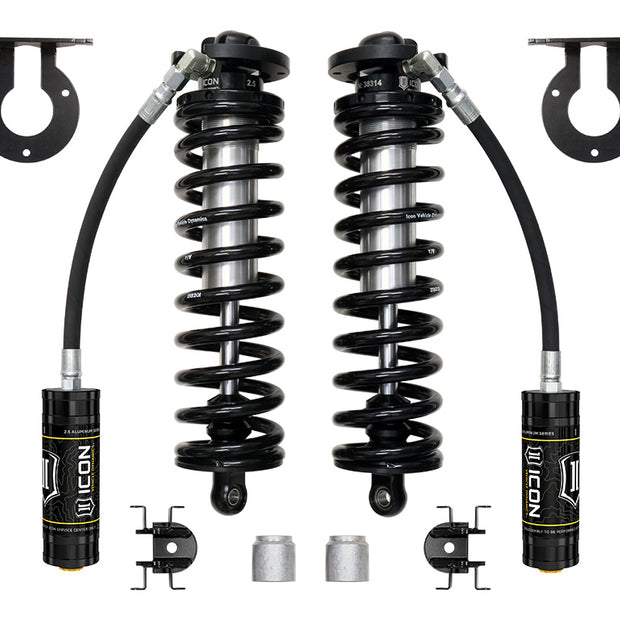 ICON 2023-2025 Ford F-250/F-350 Super Duty 4WD 2.5-3” Lift V.S. 2.5 Series Coilover Conversion Kit Remote Reservoir