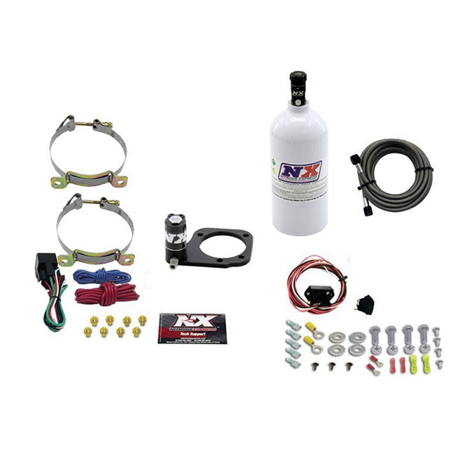 Nitrous Express - DRY NITROUS PLATE SYSTEM FOR 2001-UP HARLEY SOFT-TAIL W/ 1.0LB BOTTLE - 62110-1.0P
