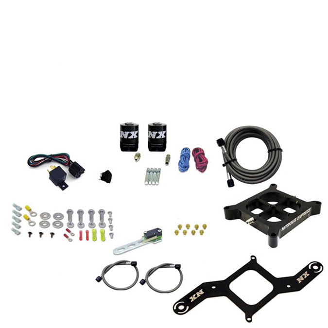 Nitrous Express - 4500 Covert Crossbar Plate System Pro Power 100-500Hp (No Bottle) - 63571-00