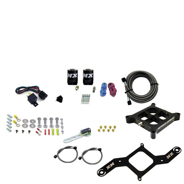Nitrous Express - 4150 SINGLE ENTRY CROSSBAR PLATE SYSTEM PRO POWER(100-500HP) W/O BOTTLE  - 63540-00