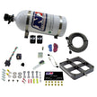 Nitrous Express - SINGLE ENTRY CROSSBAR 8500 BASED THROTTLE BODY W/ 10 LB BOTTLE  - 63980-10