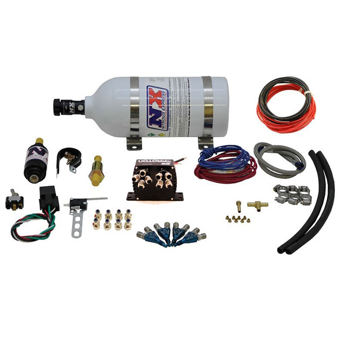 Nitrous Express - MOTO 4 NITROUS SYSTEM W/ 1.0LB BOTTLE - 64004-1.0P