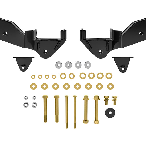 ICON 2023-2025 Ford F-250/F-350 Super Duty 4WD Front 4-Link Conversion Frame Bracket Kit