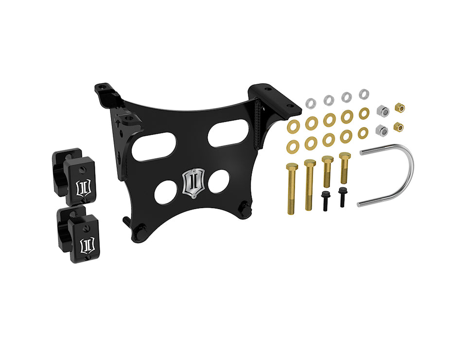 ICON 2023-2025 Ford F-250/F-350 Super Duty Dual Steering Stabilizer Bracket Kit
