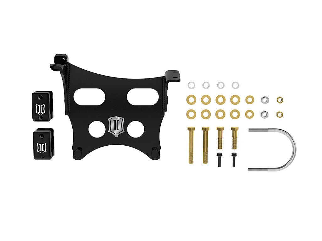 ICON 2023-2025 Ford F-250/F-350 Super Duty Dual Steering Stabilizer Bracket Kit