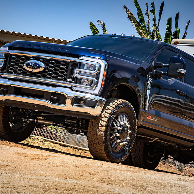 ICON 2005-2024 Ford F-450/F-550 Super Duty 2.5 Piggyback Centerline Steering Stabilizer Kit