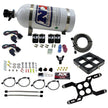 Nitrous Express - DOMINATOR DUAL STAGE BILLET CROSSBAR (50-300 & 100-500HP) WITH 10LB BOTTLE. - 66047-10
