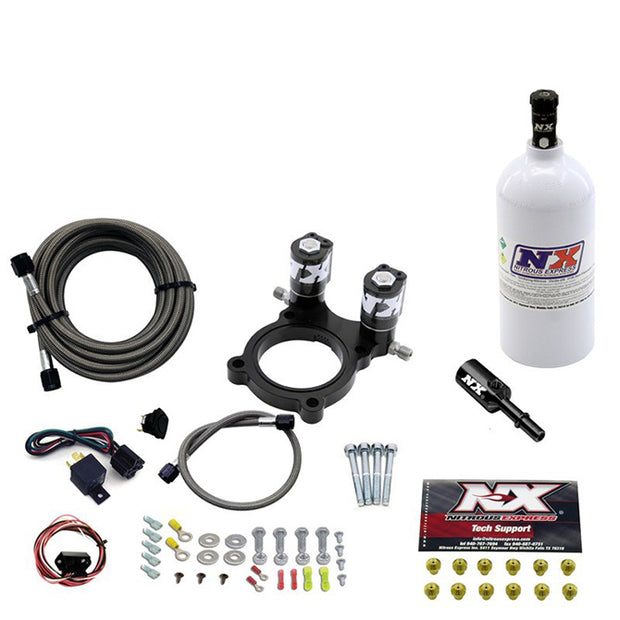 Nitrous Express - NITROUS PLATE SYSTEM FOR CAN AM MAVERICK W/ 2.5LB BOTTLE - 67200-2.5P