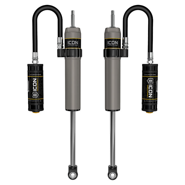 ICON 2023-2025 Ford F-250/F-350 Super Duty 4WD 4.5” Lift Front V.S. 2.5 Aluminum Series Shocks Remote Reservoir Pair