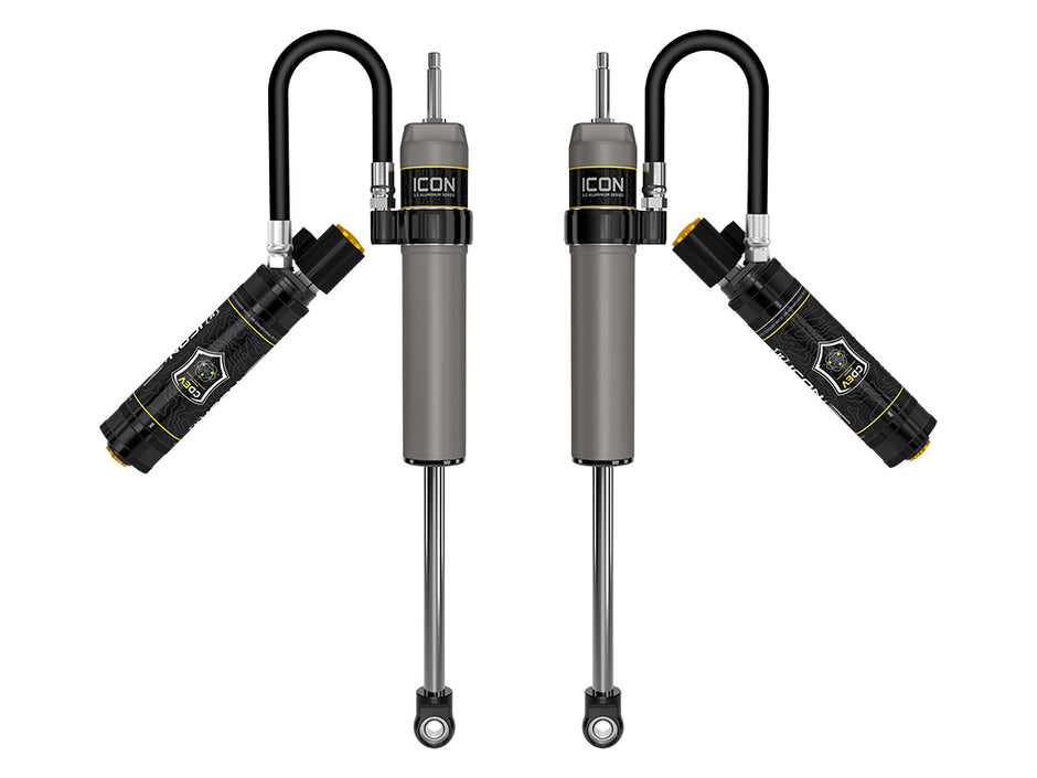 ICON 2017-2022 Ford Super Duty 4WD. Front 2.5 VS Remote Reservoir Shocks W/CDEV 7” Lift Pair