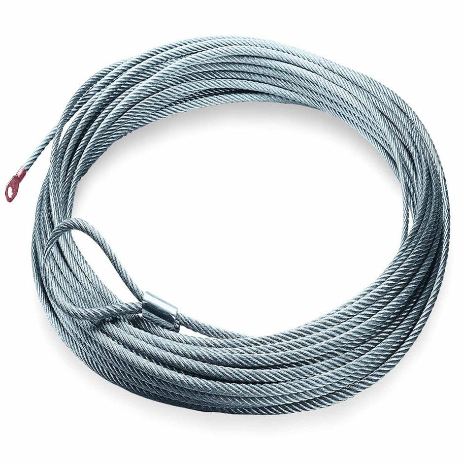 Replacement Steel Winch Rope 50 Ft X 5/32 In
