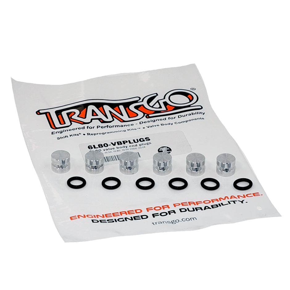 Valve Body End Plugs With O-Rings (Qty: 6)