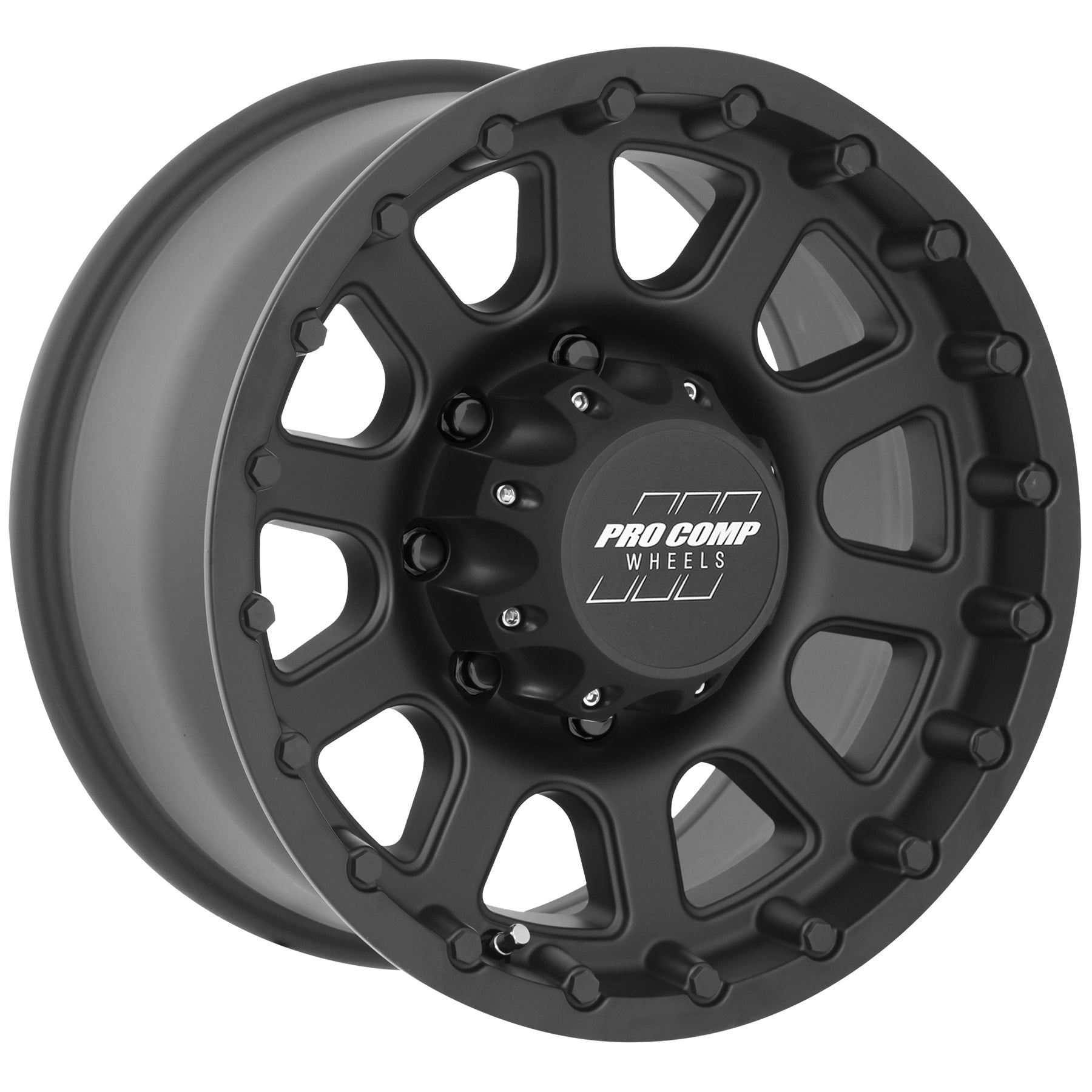 Bandido Matte Black 16x8 8x6.5 4.5BS Offset 0mm Cap P/N 703151500