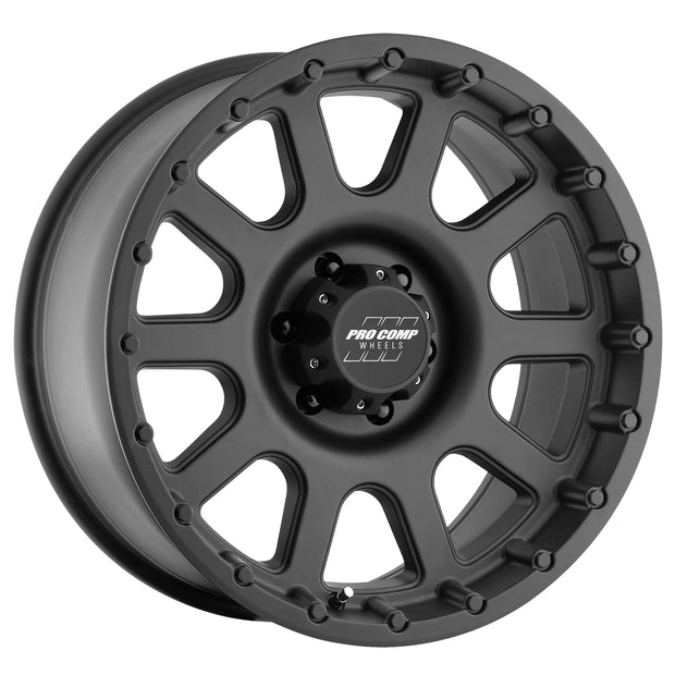 Bandido Matte Black 16x8 6x5.5 4.5BS Offset 0mm Cap P/N 703165500