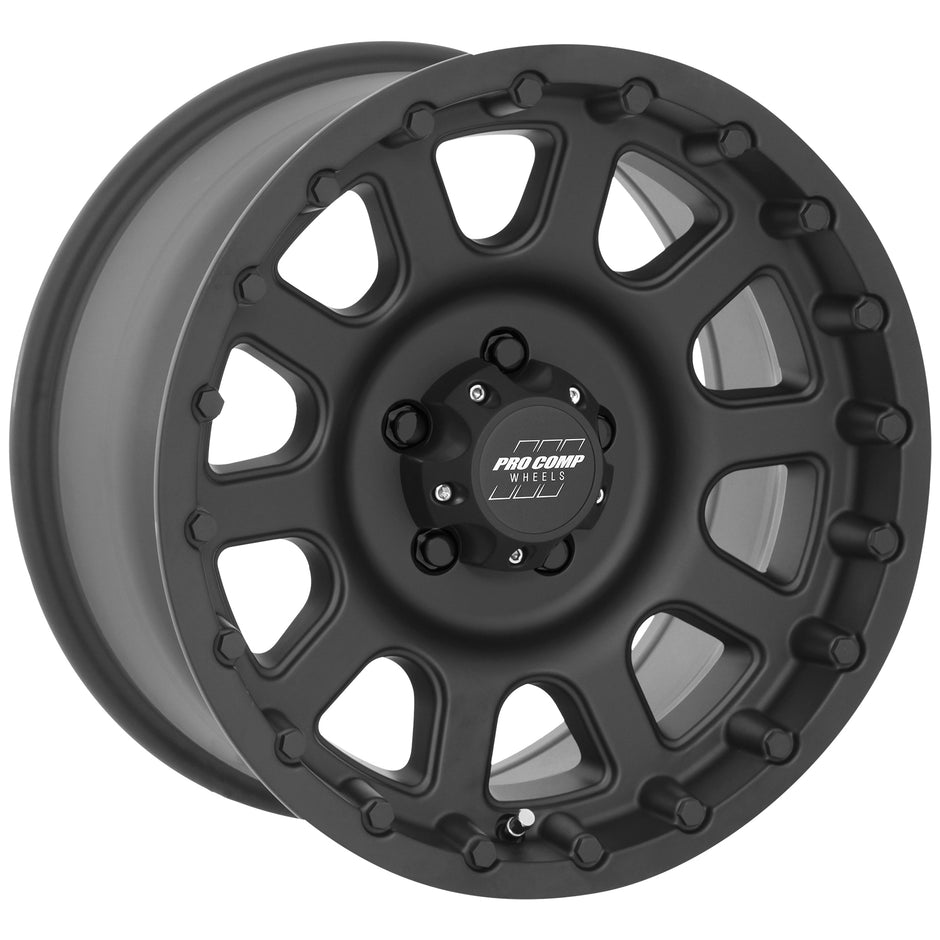 Bandido Matte Black 17x9 5x5 4.75BS Offset -6mm Cap P/N 703154500