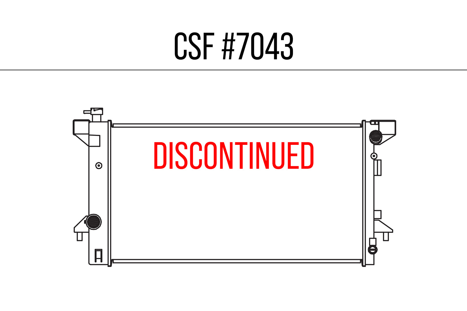 CSF 7043 - 10-14 Ford F-150 SVT Raptor Radiator (Discontinued)
