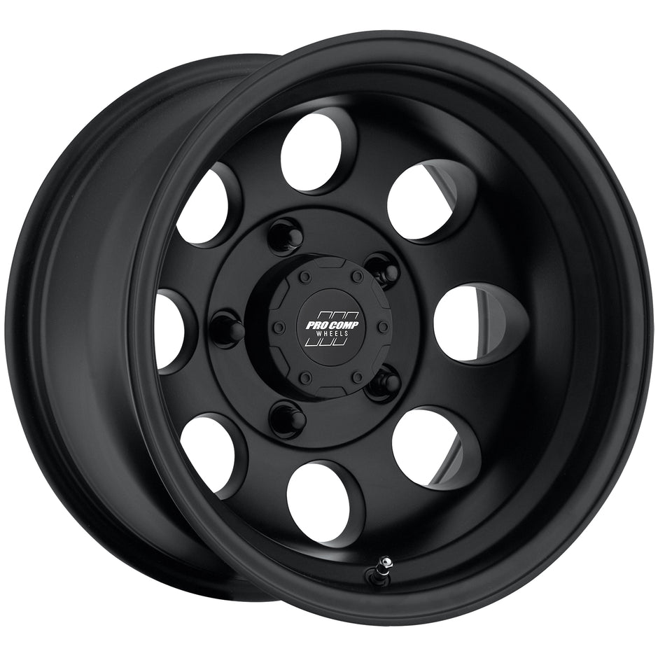 Vintage Matte Black 15x10 5x4.5 3.625BS Offset -47mm Cap P/N 8327041