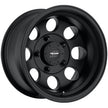 Vintage Matte Black 15x10 5x4.5 3.625BS Offset -47mm Cap P/N 8327041
