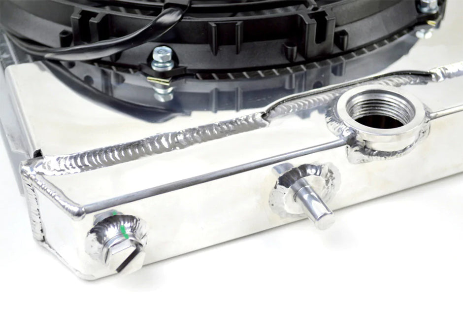 Mitsubishi Evo 7/8/9 Full Size Slim All-Aluminum Radiator W/ 12in SPAL Fan