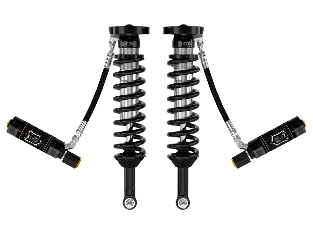 ICON 2023-2024 Chevrolet Colorado WT LT & Z71 2.5 Series Coilover Kit Remote Reservoir W/ CDEV