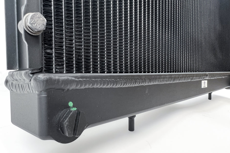 R32 Skyline GT-R/GTS Full Billet Aluminum High-Performance Radiator - Black