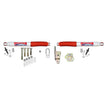 Skyjacker - DUAL STAB KT WHITE W/RED BO - 7217