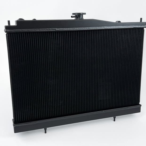R33 Skyline GT-R/GTS Full Billet Aluminum High-Performance Radiator - Black