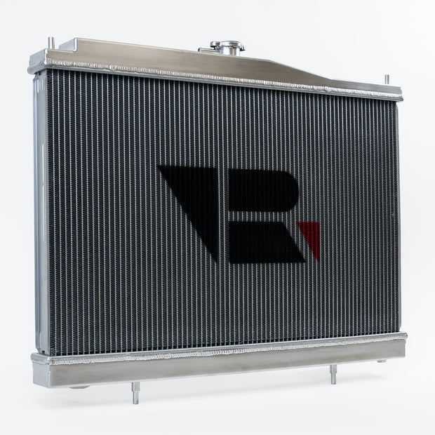R33 Skyline GT-R/GTS Full Billet Aluminum High-Performance Radiator - Raw Billet