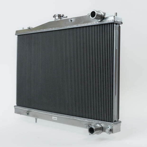 R33 Skyline GT-R/GTS Full Billet Aluminum High-Performance Radiator - Raw Billet