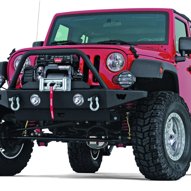 Foot-Down Winch Mounting Plate Kit For 1997-2006 Jeep Wrangler (TJ) (fits Mid-frame Winches)