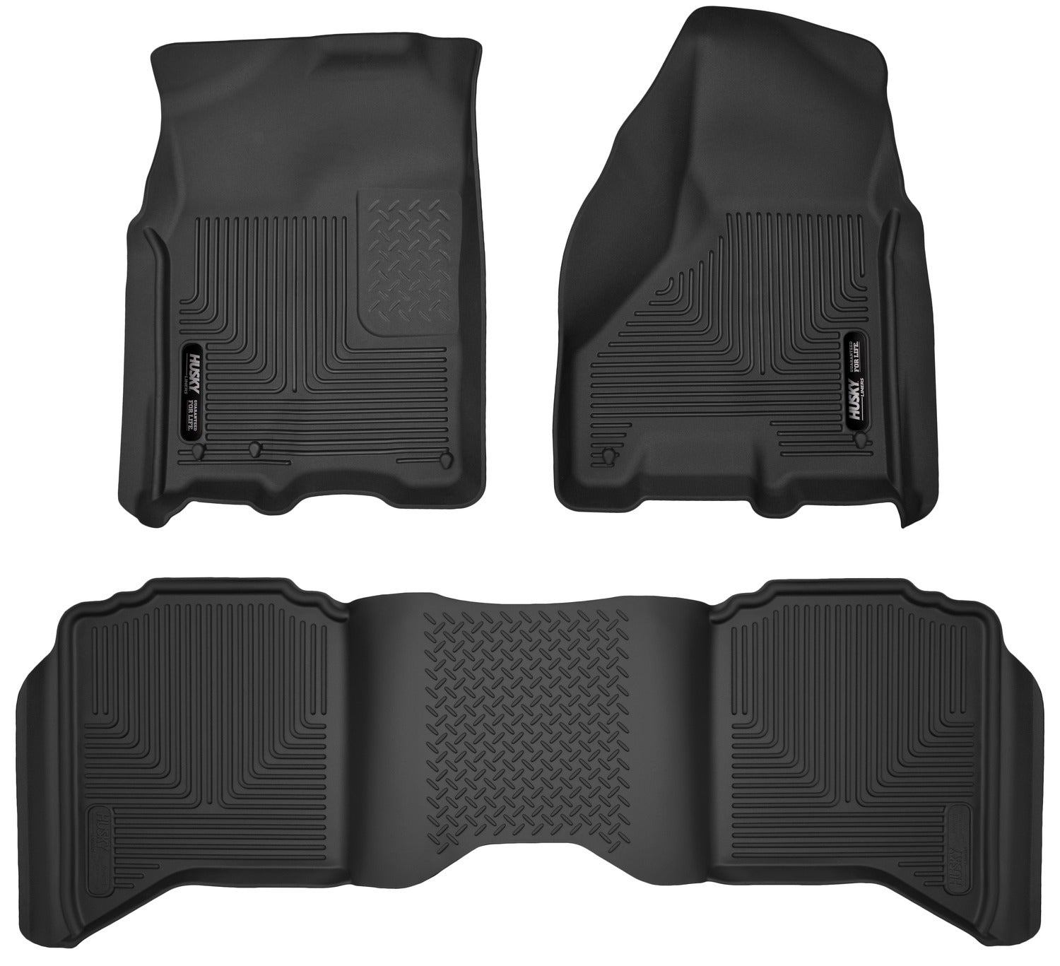Husky X-act Front & 2nd Seat Floor Liners 53608