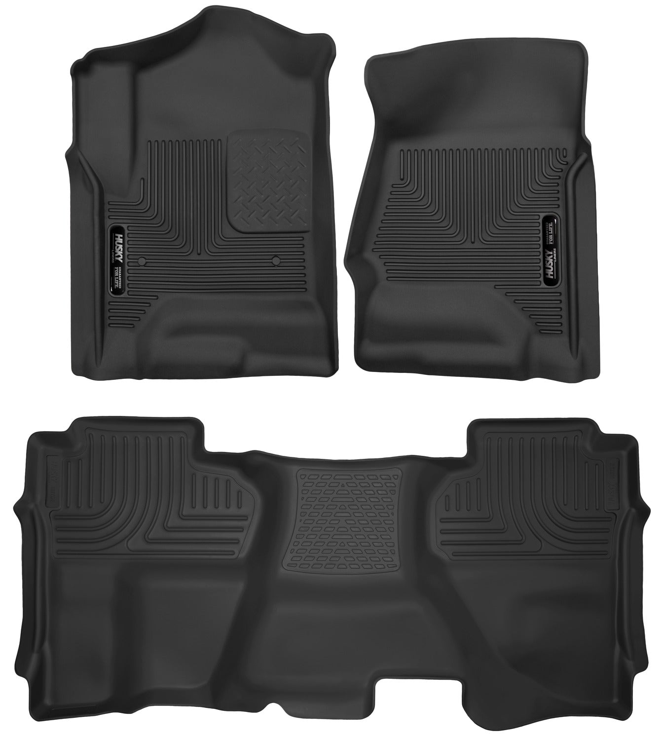 Husky X-act Front & 2nd Seat Floor Liners 53918