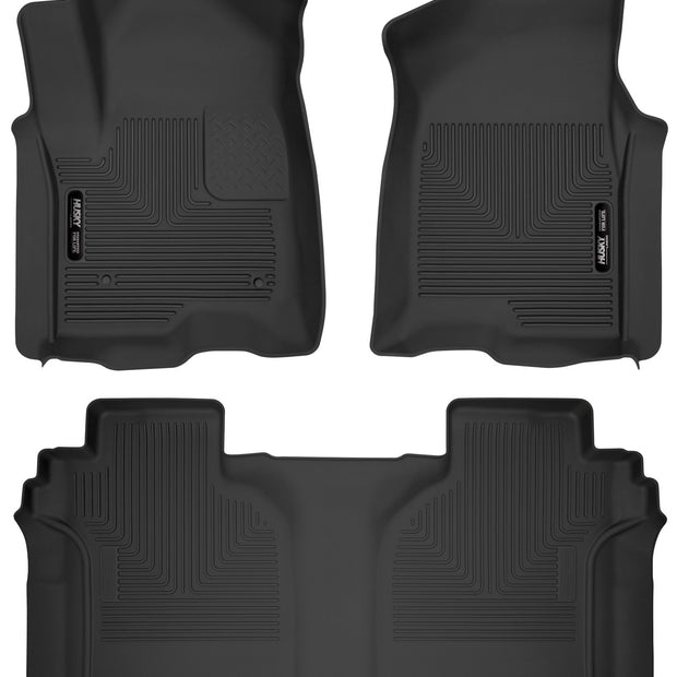 Husky X-act Front & 2nd Seat Floor Liners 54208