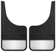 Husky MudDog Rubber Front Mud Flaps - 12IN W/ Wt 55001