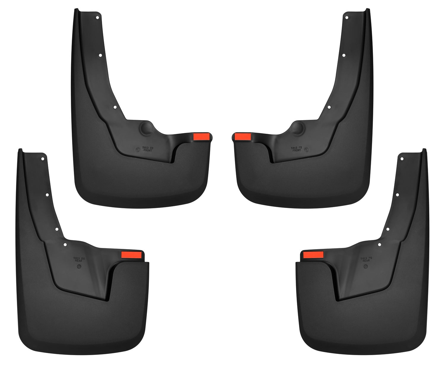 Husky Front And Rear Mud Guard Set 58136