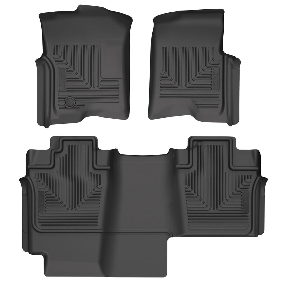 Husky Weatherbeater Front & 2nd Seat Floor Liners 93621