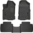 Weatherbeater Front And Second Seat Floor Liner Set; Black 93801
