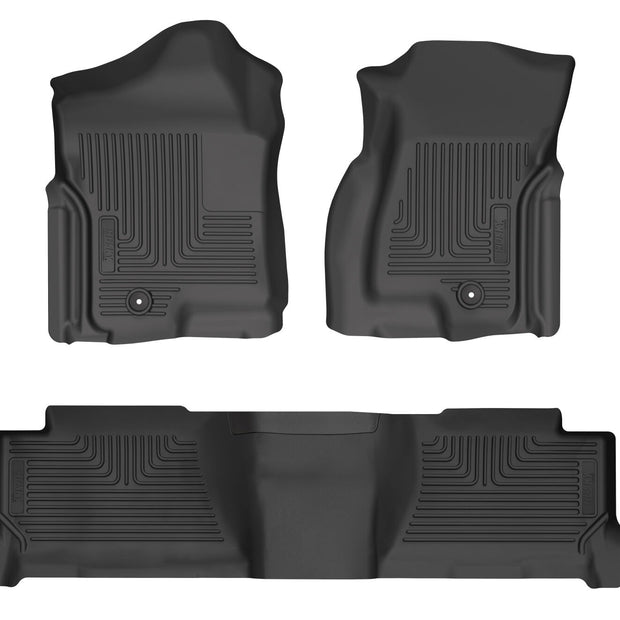 Husky Weatherbeater Front & 2nd Seat Floor Liners 93891