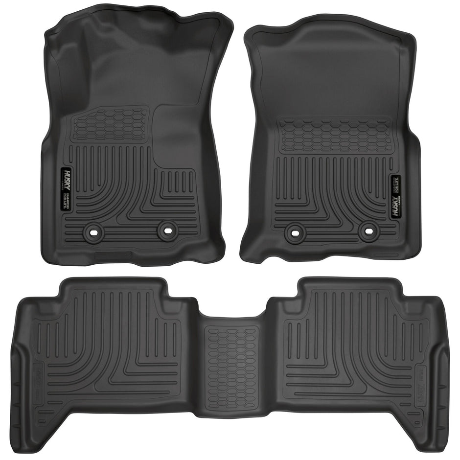 Weatherbeater Front And Second Seat Floor Liner Set; Black 93941