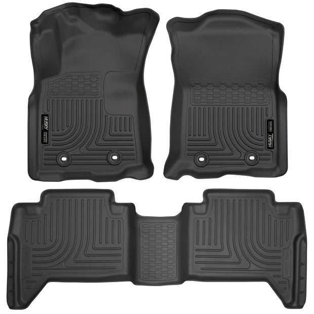 Weatherbeater Front And Second Seat Floor Liner Set; Black 93941